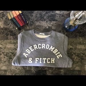 Men’s Medium A&F Gray Sweatshirt